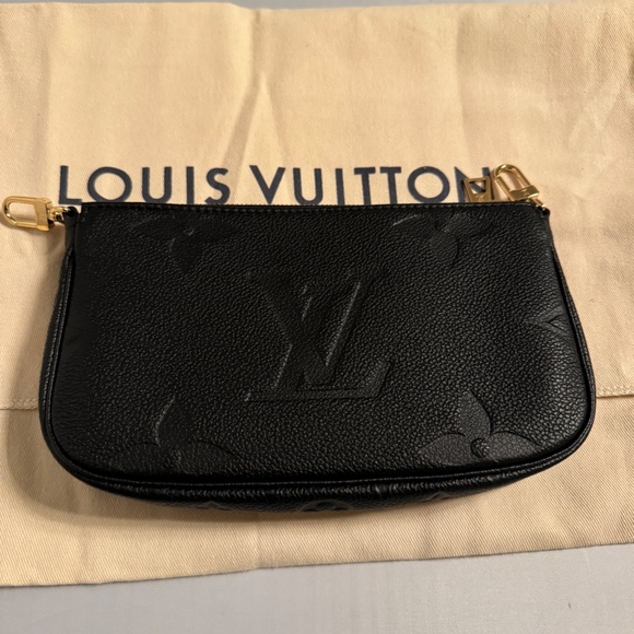 LOUIS VUITTON Empreinte Monogram Giant Multi Pochette Accessories Pochette ONLY - Picture 13 of 15